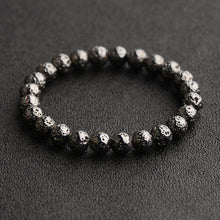 Load image into Gallery viewer, Men Women Handmade 8MM Natural Lava Stone Beads Healing Reiki Bracelets Jewelry
