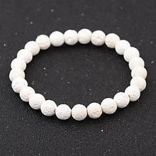 Load image into Gallery viewer, Men Women Handmade 8MM Natural Lava Stone Beads Healing Reiki Bracelets Jewelry