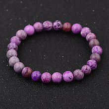 Load image into Gallery viewer, Men Women Handmade 8MM Natural Lava Stone Beads Healing Reiki Bracelets Jewelry