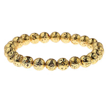Load image into Gallery viewer, Men Women Handmade 8MM Natural Lava Stone Beads Healing Reiki Bracelets Jewelry