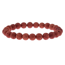 Load image into Gallery viewer, Men Women Handmade 8MM Natural Lava Stone Beads Healing Reiki Bracelets Jewelry