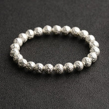 Load image into Gallery viewer, Men Women Handmade 8MM Natural Lava Stone Beads Healing Reiki Bracelets Jewelry