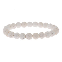 Load image into Gallery viewer, Men Women Handmade 8MM Natural Lava Stone Beads Healing Reiki Bracelets Jewelry