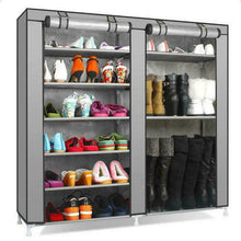 Load image into Gallery viewer, New Portable Double Shoe Rack Closet Shelf Storage Organizer Cabinet 9 Layer