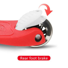 Load image into Gallery viewer, Outdoor Scooter For Kids 3 Wheel Kick Scooter For Toddler Girls Boys Mobility