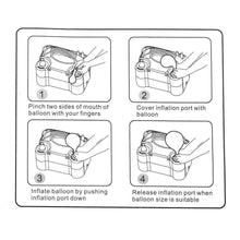 Load image into Gallery viewer, Portable High Power Two Nozzle Color Air Blower Electric Balloon Inflator Pump