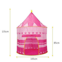 Load image into Gallery viewer, Princess Castle Play House Large Indoor Outdoor Kids Play Tent for Girls Pink