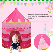 Load image into Gallery viewer, Princess Castle Play House Large Indoor Outdoor Kids Play Tent for Girls Pink