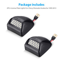 Load image into Gallery viewer, Rear License Plate LED Light Fit Chevrolet Silverado GMC Sierra 1500 2500 99-14