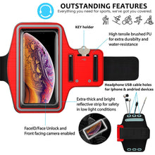 Load image into Gallery viewer, Sports Running Arm Band Cell Phone Case Holster for iPhone XS Max X XR 7 8 Plus