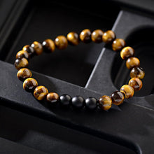 Load image into Gallery viewer, 2Pcs Fashion Tiger Eye Matte Onyx Beads Natural Stone Men Women Couple Bracelets
