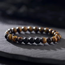 Load image into Gallery viewer, 2Pcs Fashion Tiger Eye Matte Onyx Beads Natural Stone Men Women Couple Bracelets
