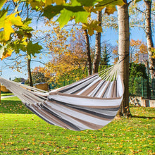 Load image into Gallery viewer, 2 Person Hammock Fabric Air Hanging Swinging Outdoor Camping with  carry Bag
