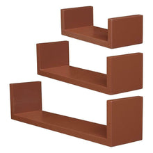 Load image into Gallery viewer, 3pcs Indoor Floating Shelf Book Wall Mounted Organizer Rack Home Decorative
