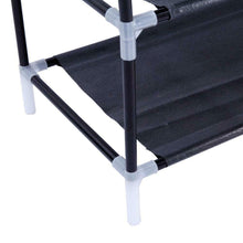 Load image into Gallery viewer, 5 Tier Shoe Rack Tower Cabinet Storage Organizer Black Home Holder Shelf
