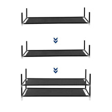 Load image into Gallery viewer, 5 Tier Shoe Rack Tower Cabinet Storage Organizer Black Home Holder Shelf
