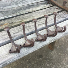 Load image into Gallery viewer, 5pcs Vintage Style Hook Wall Mounted Hanger Towel Rack Metal Organizer Holder
