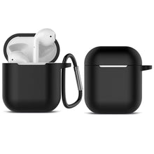 Load image into Gallery viewer, AirPods Silicone Case Cover Skin+ Keychain for Apple Airpods 1 and 2 Charging Case
