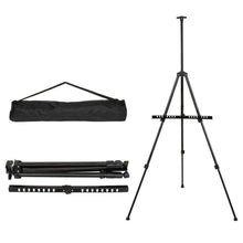 Load image into Gallery viewer, Artist Easel Stand Art Paint Easle Metal Tripod Display 15  to 65  Adjustable
