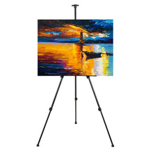 Load image into Gallery viewer, Artist Easel Stand Art Paint Easle Metal Tripod Display 15  to 65  Adjustable
