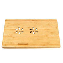 Load image into Gallery viewer, Bamboo Portable Folding Laptop Computer Notebook Table Bed Desk Bed Tray Stand
