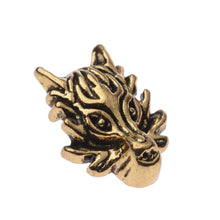 Load image into Gallery viewer, Charm Handmade DIY Making Dragon Head Alloy Beads Animal Charm Bracelet 10 PCS
