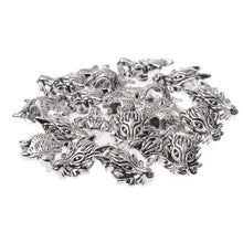 Load image into Gallery viewer, Charm Handmade DIY Making Dragon Head Alloy Beads Animal Charm Bracelet 10 PCS

