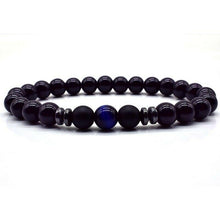 Load image into Gallery viewer, Charms Agate Beaded Bracelets Men Women Natural Tiger Eye Stone Beads Bracelets
