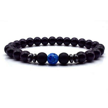 Load image into Gallery viewer, Charms Agate Beaded Bracelets Men Women Natural Tiger Eye Stone Beads Bracelets
