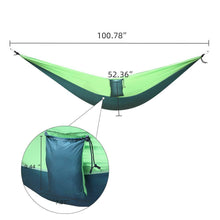 Load image into Gallery viewer, Double Portable 2 Persons Camping Travel Parachute Nylon Stree Hammock Swing Bed
