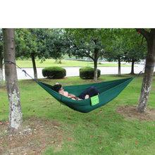 Load image into Gallery viewer, Double Portable 2 Persons Camping Travel Parachute Nylon Stree Hammock Swing Bed
