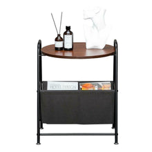 Load image into Gallery viewer, End Table Sofa Side End Storage Shelf Living Room Bedroom Furniture Brown Stand

