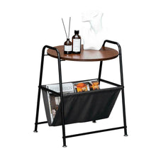 Load image into Gallery viewer, End Table Sofa Side End Storage Shelf Living Room Bedroom Furniture Brown Stand
