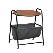 Load image into Gallery viewer, End Table Sofa Side End Storage Shelf Living Room Bedroom Furniture Brown Stand
