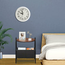 Load image into Gallery viewer, End Table Sofa Side End Storage Shelf Living Room Bedroom Furniture Brown Stand
