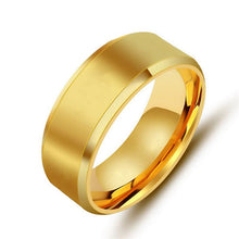 Load image into Gallery viewer, Fashion 8MM Stainless Steel Rings for Men Band Titanium Jewelry Size 6-12
