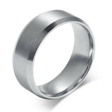 Load image into Gallery viewer, Fashion 8MM Stainless Steel Rings for Men Band Titanium Jewelry Size 6-12
