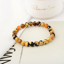 Load image into Gallery viewer, Fashion 8mm Natural Stone Colorful Spots Beaded Women Men&#39;s Bracelets Jewelry
