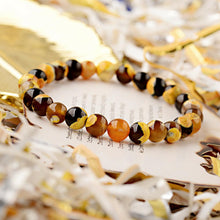 Load image into Gallery viewer, Fashion 8mm Natural Stone Colorful Spots Beaded Women Men&#39;s Bracelets Jewelry

