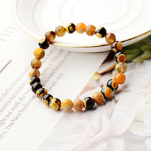 Load image into Gallery viewer, Fashion 8mm Natural Stone Colorful Spots Beaded Women Men&#39;s Bracelets Jewelry
