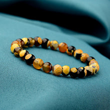 Load image into Gallery viewer, Fashion 8mm Natural Stone Colorful Spots Beaded Women Men&#39;s Bracelets Jewelry

