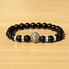 Load image into Gallery viewer, Fashion Men Women Natural Stone Gemstone Beads Lion&#39;s Head Bracelets Jewelry
