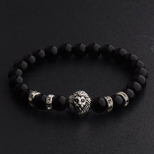 Load image into Gallery viewer, Fashion Men Women Natural Stone Gemstone Beads Lion&#39;s Head Bracelets Jewelry
