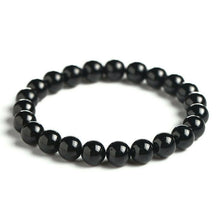 Load image into Gallery viewer, Fashion Natural Stone 8mm Beads Black Obsidian Gemstone Yoga Bracelet Jewelry
