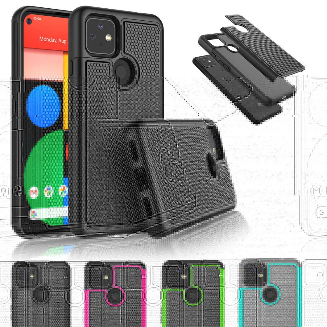 For Google Pixel 5A 5G Phone Case Heavy Duty Shockproof Rugged Hard Slim Cover
