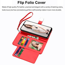 Load image into Gallery viewer, For LG Stylo 6 Flip Leather Wallet Phone Case Stand with Card Holder Kickstand
