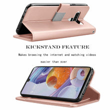 Load image into Gallery viewer, For LG Stylo 6 Flip Leather Wallet Phone Case Stand with Card Holder Kickstand

