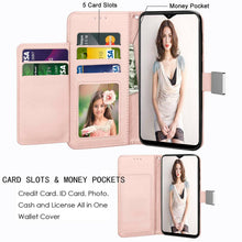 Load image into Gallery viewer, For LG Stylo 6 Flip Leather Wallet Phone Case Stand with Card Holder Kickstand
