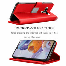Load image into Gallery viewer, For LG Stylo 6 Flip Leather Wallet Phone Case Stand with Card Holder Kickstand
