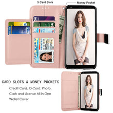 Load image into Gallery viewer, For LG Stylo 6/Stylo 5/4/5v/5x/5+ Leather Wallet Case Card Holder Stand Cover
